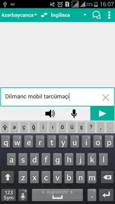 Dilmanc Translator android App screenshot 3